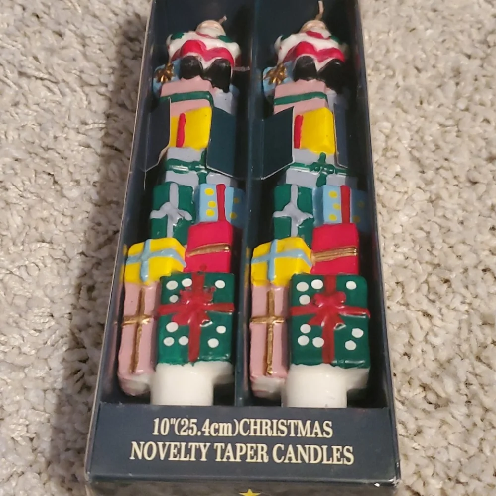 Christmas Taper Candles